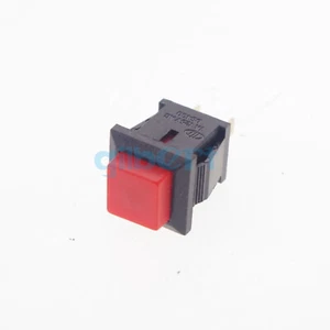 (5)Red Square 14*14 2Pin SPST ON-(OFF) 3A 125VAC NC Momentary Push Button Switch - Picture 1 of 6