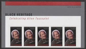 US 5957 Black Heritage Allen Toussaint F header strip 5 MNH 2025 - Picture 1 of 1