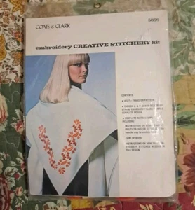 Kit cucitura creativa ricamo Cappotti e Clark ferro su filo interdentale sigillato - Foto 1 di 2