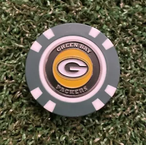 NFL Green Bay Packers magnetischer Pokerchip abnehmbarer Golfball Marker - Bild 1 von 5