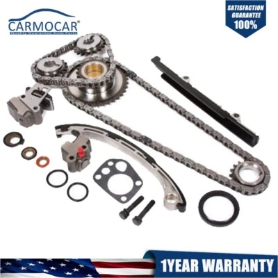 Kit completo de cadena de distribución H25A H27A para 99-06 Suzuki Grand Vitara Chevy 2,5 L 2,7 Foto 1 de 4