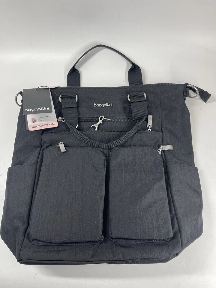 BAGGALLINI ALL SET 3 in 1 TOTE/BACKPACK ASB572B0018 Black RFID