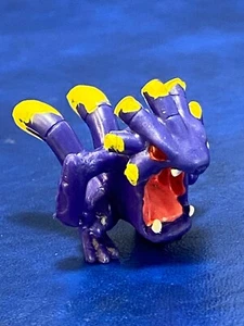 Mini Pokemon Pocket Monster Plastic Figure Character Purple Yellow Exploud - Picture 1 of 15