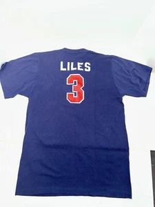 Cleveland Indians Spell Out Mens Shirt Size M Vintage 90s MLB Russell Athletic - Picture 1 of 5