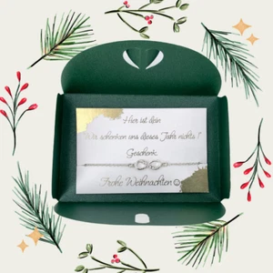 Infinito Regalo di Natale Braccialetto di Natale Addobbi Sorella Regalo - Foto 1 di 11