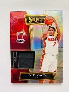 2021-22 Select Kyle Lowry Silver Prizm Game Worn Jersey Relic #SS-KLW Heat Patch - Bild 1 von 4