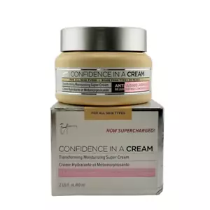 IT Cosmetics Confidence in a Cream Moisturizer SUPERCHARGED+ 2 oz / 60 ml New - Picture 1 of 2