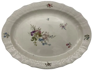 Royal Copenhagen Frijsenborg 17 " Oval Serving Platter # 1558 Second Quality - Picture 1 of 4