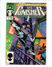 Punisher #1, VF- 1987 2nd Series Vietnam vet Frank Castle's wife and children!