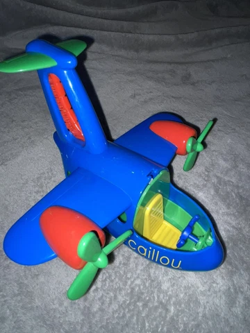 Caillou Toy Airplane 2003 Littletikes Plane Read Description Cover