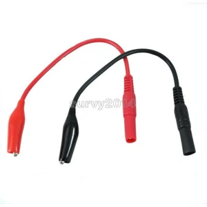 Multimeter Multi Meter Test Lead Probe Alligator Crocodile Clip for fluke vici - Picture 1 of 6
