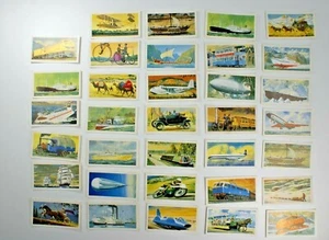 Brooke Bond 60er Jahre Teekarten Transport durch die Zeit - 34 Karten - Bild 1 von 6