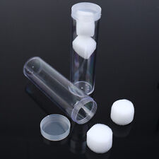 2 Pcs 25mm Round Clear Plastic Coin Fits Quarter Dollar Storage Tubes Screw.AY