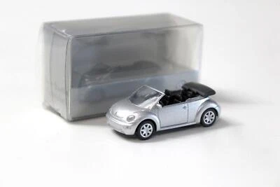 1:87 WIKING VW Beetle Cabriolet Argento - Immagine 1 di 3