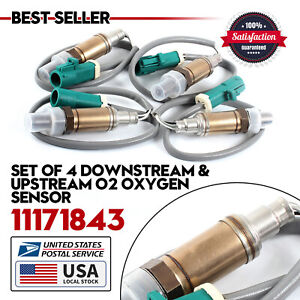 4X Replace BOSCH UP&DownStream O2 Oxygen Sensor For 2004 - 2007 Mercury Monterey