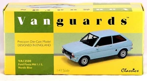 1/43 Vanguards VA12500 Ford Fiesta MkI 1.1L nordic blue 1976 MIB - Picture 1 of 3