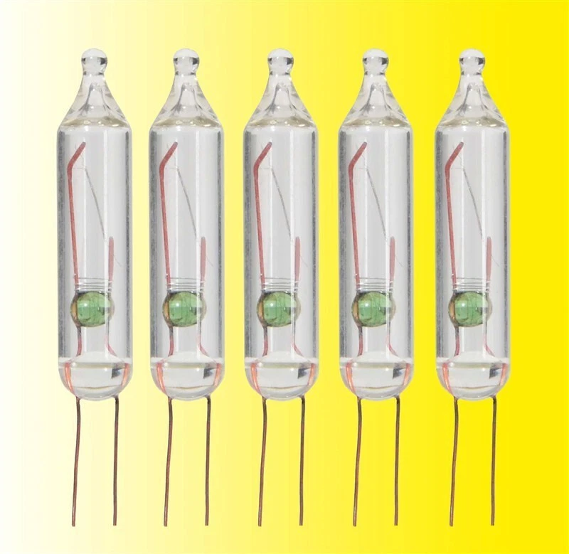 Bombillas incandescentes transparentes T1 3/4, Ø 5 mm, 12 V, 95 mA, 5 piezas / Viessmann 6231 Foto 1 de 1