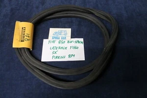 FIAT 850 BERLINA SPECIAL GUARNIZIONE LATERALE POSTERIORE  SX PIRELLI 871  NOS - Foto 1 di 3