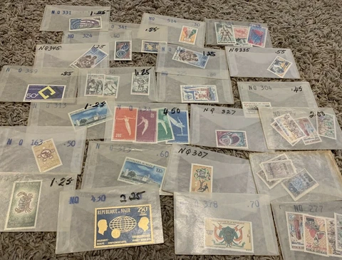 NIGER MINT STAMPS LOT IN GLASSINES. OVERPRINTS, SHORT SETS AND MORE Cover