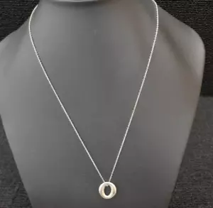Tiffany & Co. Seviana Sterling Silver 925 Circle Round Necklace Pendant - Picture 1 of 6