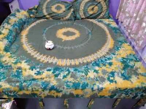 Antarmana Special Sanganeri Batik 100 % Baumwolle Bettbezug Bedrucktes Bettwä... - Bild 1 von 7