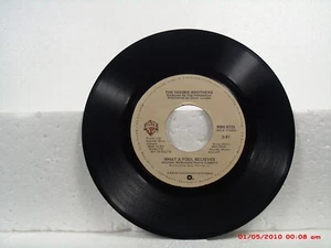 THE DOOBIE BROTHERS-(45)-WHAT A FOOL BELIEVES/DON'T STOP TO WATCH THE WHEELS1978 - Picture 1 of 2