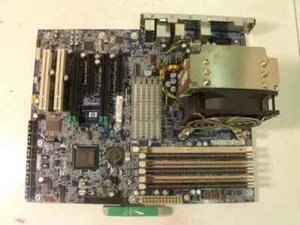 HP Z400 Motherboard Intel Socket 1366 X58 + Xeon W3565 3.2GHz + 12 GB DDR3 +... - Photo 1/1