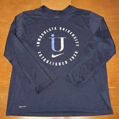 New Hampshire Wildcats Immaculate Shirt Mens Extra Large Blue Dri Fit Nike - Image 1 of 4