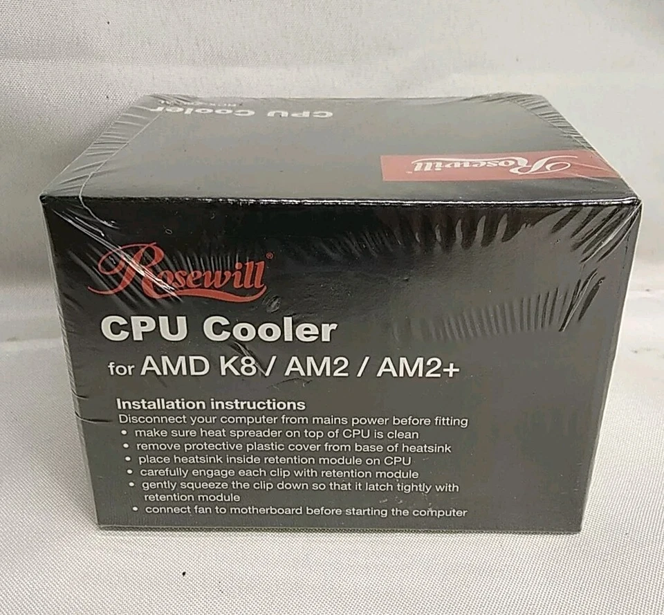 Rosewill Computer CPU Cooler RCX-Z80-AL For AMD K8 AM2 AM2+ Factory Sealed Box - Image 1 of 4