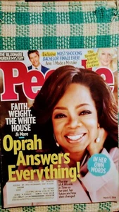 People Magazine Oprah Answers Everything:Faith,Weigh,White House March 12 2018 - Picture 1 of 24