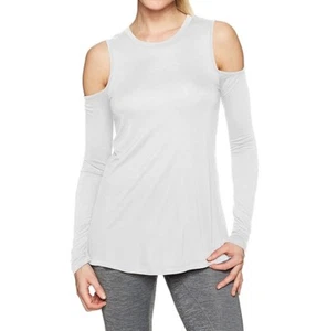 Sam Edelman Women's Cold Shoulder Exercise Workout Fitted Top Tee Size Medium - Bild 1 von 2