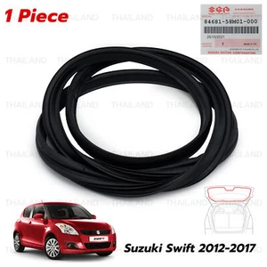 Fits Suzuki Swift 2012 17 Rear Trunk Tailgate Door Rubber Seal Weatherstrip - Picture 1 of 10