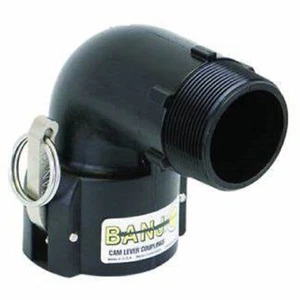 Banjo 90 Degree Poly Cam Lever Coupling Female Coupler X 2" Male Thread - 200B90 - Picture 1 of 4