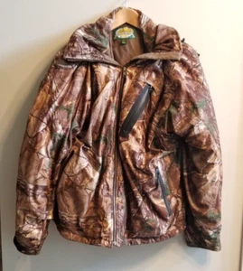 Cabela Outdoor Gear Hooded Jacket Advantage Wetland Insulated Camo X-Large - Picture 1 of 7