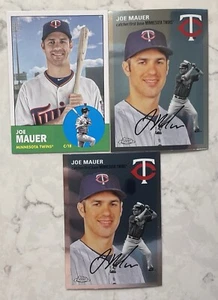 2023 Topps Chrome Platinum Anniversary - #429 Joe Mauer - Picture 1 of 7