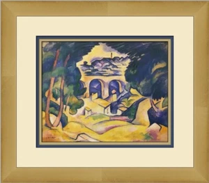 Georges Braque Viaduct at L'Estaque Custom Framed Print - Picture 1 of 2