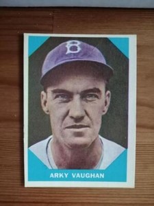 ARKY VAUGHAN  CARD #11 BUY ANY 2 ITEMS FOR 50% OFF   B222R3S1P67