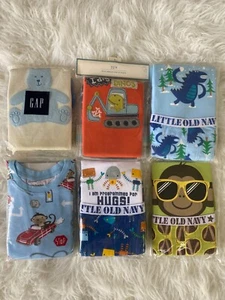 NWT! GAP Old Navy Boys Pajama Sleepwear Sleep Set Undershirt Size 2, 3, 4, 5 - Picture 1 of 10