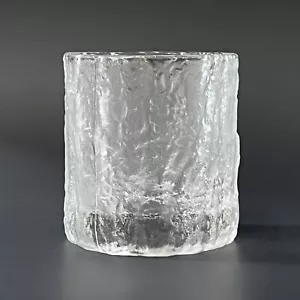 VTG RARE Mikasa Crystal FROSTFIRE Old Fashioned Glass 3 3/8" 1980S Retired - Picture 1 of 5