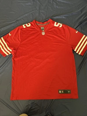 NFL San Francisco 49ers Nike Jersey #52 Willis Red Size XXL - Image 1 of 4