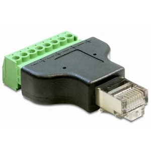 Adattatore RJ45 Maschio Terminal Block morsetti a vite 8 pin - Imagen 1 de 2