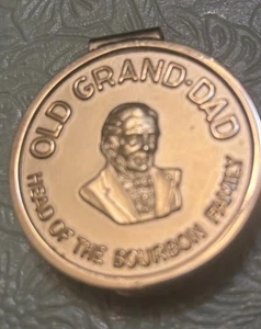 Vintage Messing alte Grand Dad Bourbon Anson Geldklammer - Bild 1 von 5