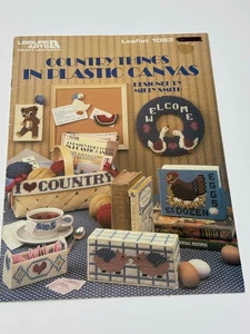 Leisure Arts Country Things in Plastic Canvas Needlepoint Pattern Leaflet 1083 - Picture 1 of 2