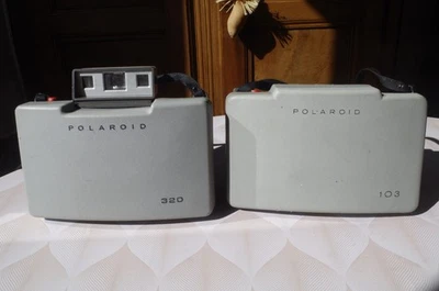 2 anciens POLAROID à soufflet. 103 et 320. Collection Photo. Appareil INSTANTANE - Photo 1/4