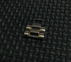 Genuine OMEGA Speedmaster Two-Tone SS/18K Bracelet 2 Links 16mm #172 - Picture 1 of 6