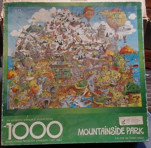 Springbok Mountainside Park Jigsaw Puzzle 1000pc Bob Martin Vintage 1979 - Imagen 1 de 4