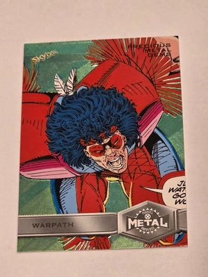 2020 Upper Deck Marvel X-Men Precious Metal Gems PMG Green #167 Warpath /10 - Image 1 of 2