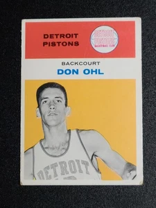 1961-62 Fleer Don Ohl RC Detroit Pistons #33 EX RARE  - Picture 1 of 7