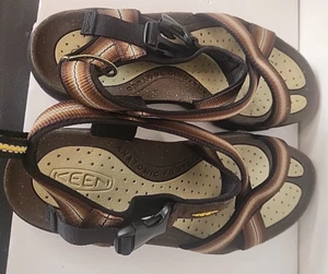 Keen Mens Sandal Sz 12 Cross Strap Brown And Beige, Hiking,active, Sports - Bild 1 von 19