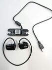 Sony BCR-NWW270 Walkman wireless earphones black USED charger bundle item